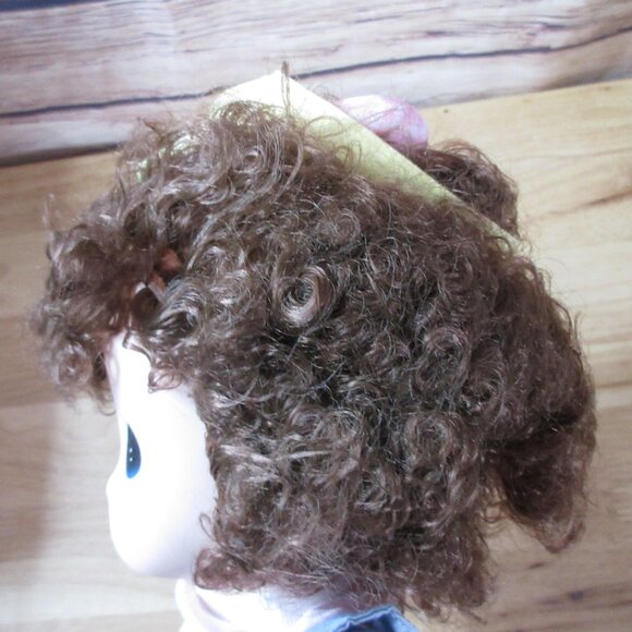 Precious Moments 16" Doll - Blue Shopping Bag - Yellow Visor - Picture 6 of 9